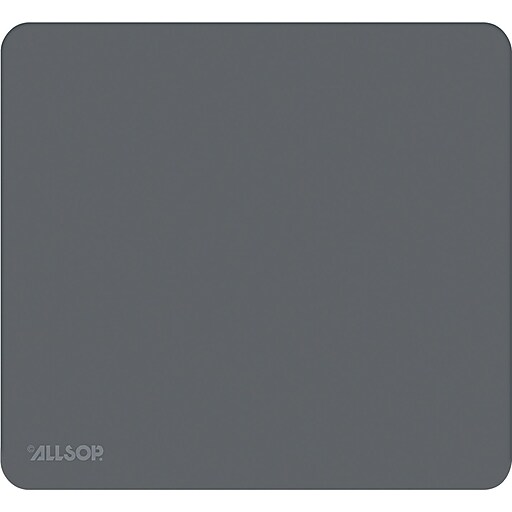 Allsop Accutrack Slimline NonSkid Mouse Pads, Graphite (ASP30201