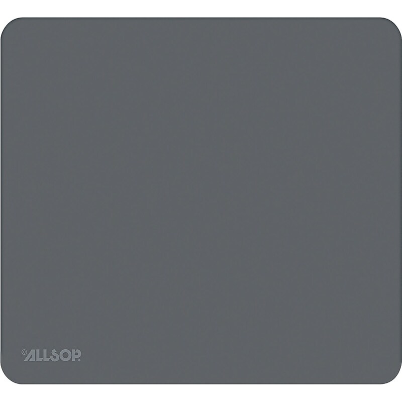 Allsop Accutrack Slimline Non-Skid Mouse Pads, Graphite (ASP30201) image 1