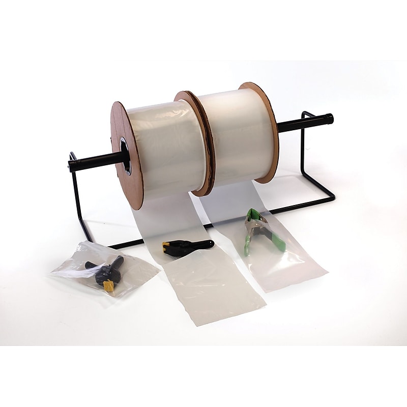 5" x 7" Poly Bags on a Roll, 4 Mil, Clear, 1000/Roll (AB312) image 1