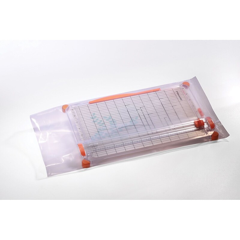 9" x 12" Layflat Poly Bags, Bags on a Roll, 2 Mil, Clear, 1000/Roll (7725) image 1