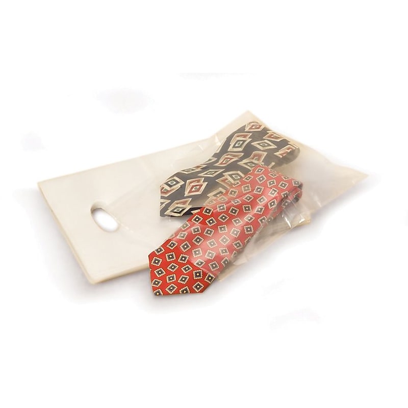 9 x 12" Merchandise Bags with die-cut handles, Clear, 2 Mil, 1000/Carton (PB940194) image 1