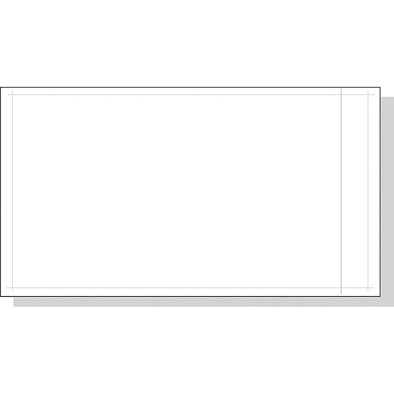 5 1/2 x 10" "Clear Face" Document Envelopes, Clear, 1000/Carton (PL28) image 1