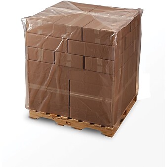 54" x 44" x 72" Pallet Cover, 2 mil., Clear, 60/Roll (10530)