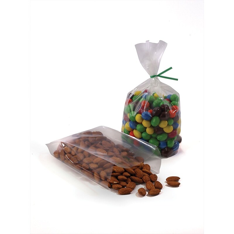 3" x 8.25" Layflat Poly Bags, 1.5 Mil, Clear, 1000/Carton (13110) image 1