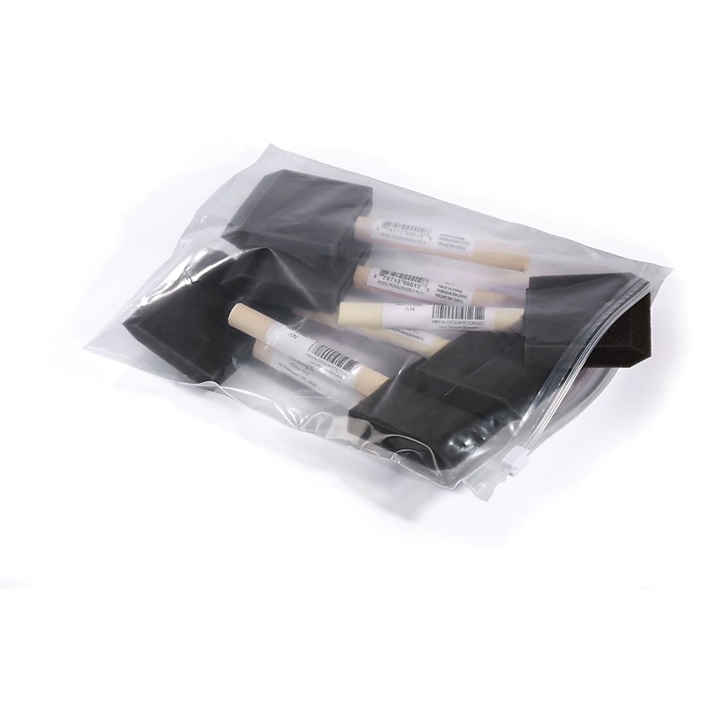 14" x 11" Reclosable Poly Bags, 3 Mil, Clear, 250/Carton (PB40830) image 1