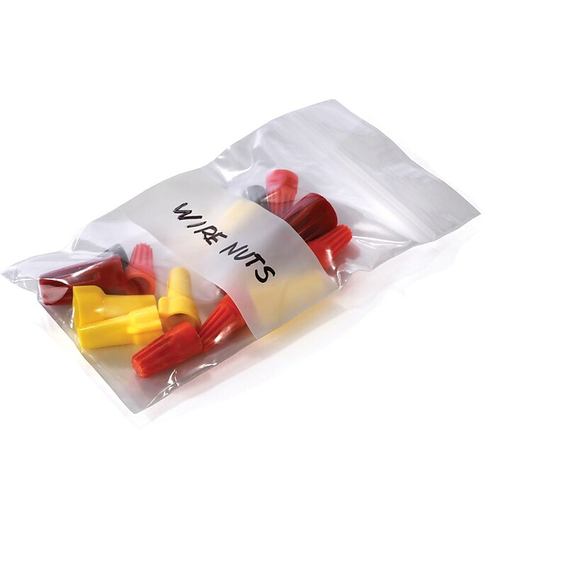 13" x 18" Reclosable Poly Bags, 2 Mil, Clear, 1000/Carton (PB3980) image 1