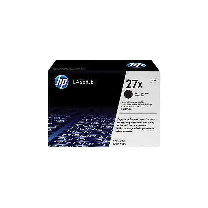 【AJ】HP 27X トナーカートリッジ ブラック 大容量 HP 27X Black High Yield Toner Cartridge, Prints Up to 10,000 pages