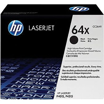 HP 64X Black, High Yield Toner Cartridge