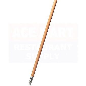 Rubbermaid Commercial Lacquered-Wood Threaded-Tip  Broom/Sweep Handle