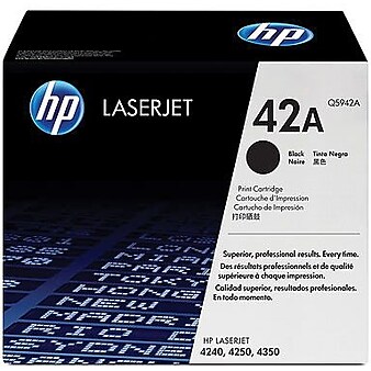HP 42A Black Standard Toner Cartridge (Q5942A)