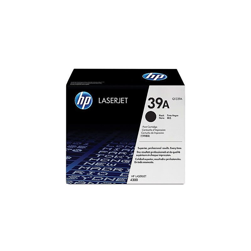 HP 39A Black Standard Yield Toner Cartridge image 1