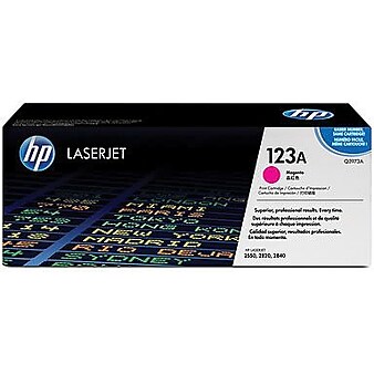HP 123A Magenta Standard Yield Toner Cartridge (Q3973A)