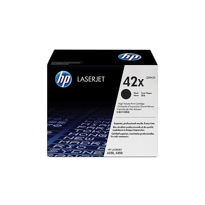 HP 42X Black High Yield Toner Cartridge (Q5942X) | Staples