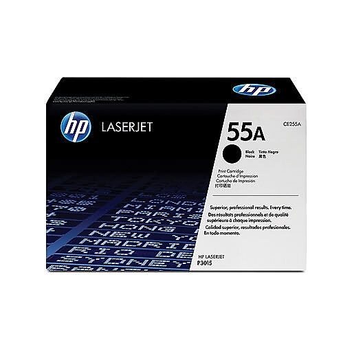 HP 55A Black Toner Cartridge, Standard (CE255A) at Staples