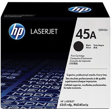 HP 45A Black Standard Yield Toner Cartridge, Prints Up to 18,000 pages (Q5945A) Sansujyuku sansujyuku.com