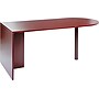 Alera™ Valencia Series U and L Groupings in Mahogany, D-Top Desk Shell~#|#~s0510124_sc7