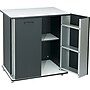 Advantus® Vertiflex Beverage Carts Melamine, Black/White~#|#~s0510309_sc7