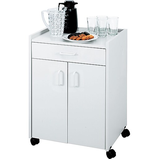 Shop Staples for Safco ® Beverage Carts Wood Laminate, Gray