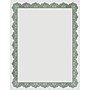 Parchment Paper Certificates, 8.5 x 11, Optima Green with White Border, 25/Pack (GEO39452)~#|#~s0510987_sc7