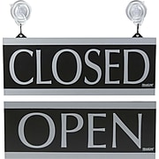 Headline® Century Series Office Signs, "OPEN/CLOSED", 5"x13", 1 each