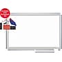 MasterVision® 48"H x 72"W Grid Porcelain Planner Dry Erase Board, Aluminum Frame~#|#~s0513116_sc7