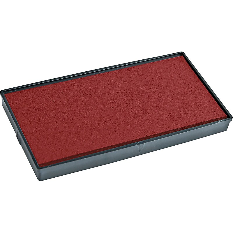 2000 PLUS Replacement Ink Pad for Printer P20 & Dual Pad Printer P20, Red image 1
