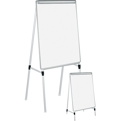 Shop Staples for Universal Adjustable White Board Easel, Silver, 29"W x