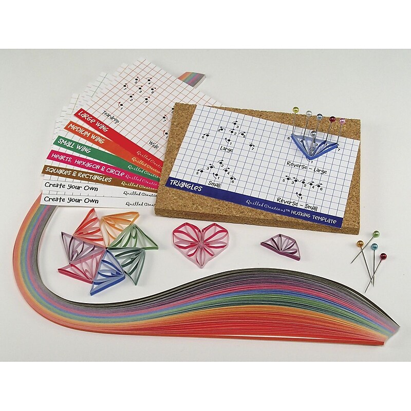 Quilled Creations Quilling Kit, Husking Hoops & Loops image 1