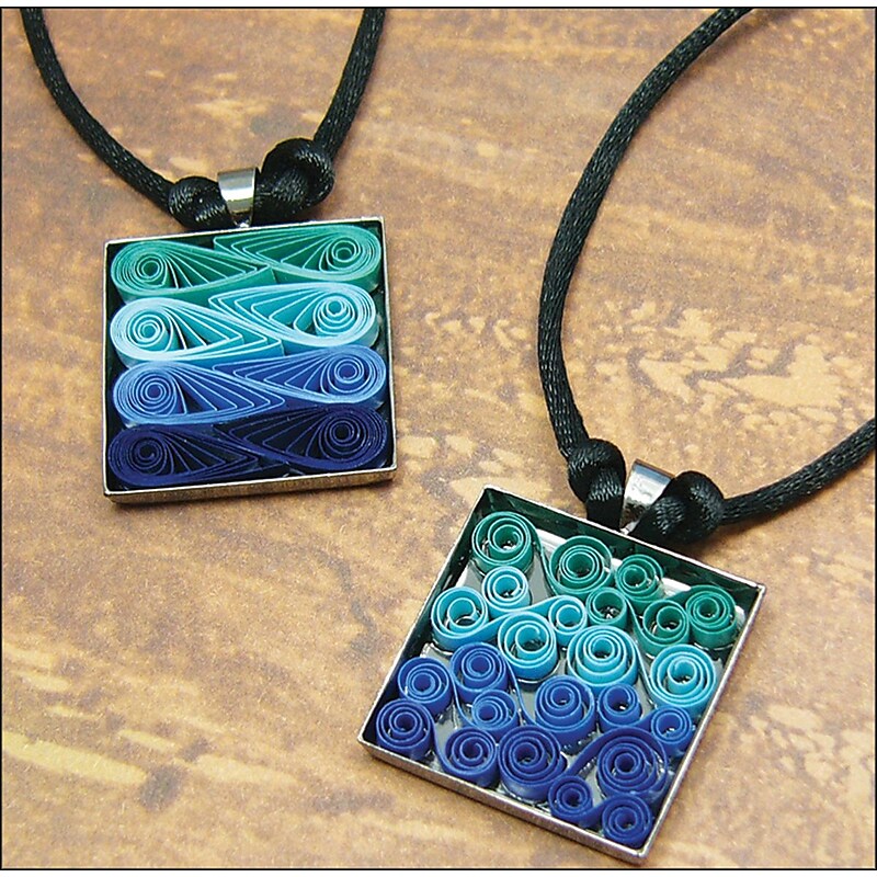 Quilled Creations Quilling Kit, Modern Waves Necklace image 1