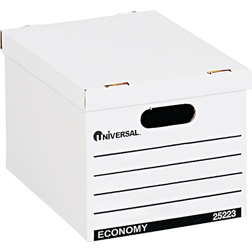 Economy Boxes, 12 x 15 x 9 7/8, White, 10/Carton Staples