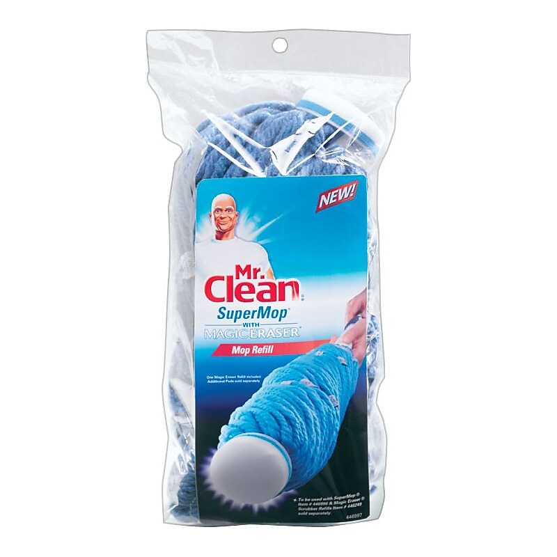 Mr. Clean® Super Twist Mop Magic Eraser, Cotton Refill image 1