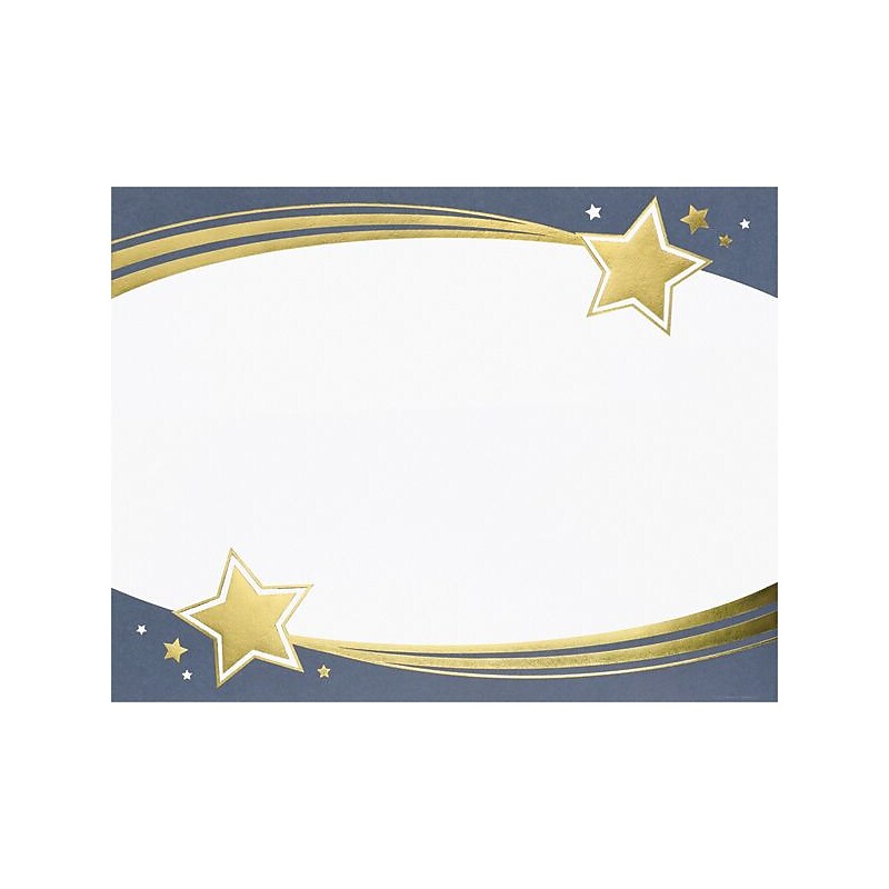 Great Papers Shooting Stars Certificates, White, 15/Pack (20103777) image 1