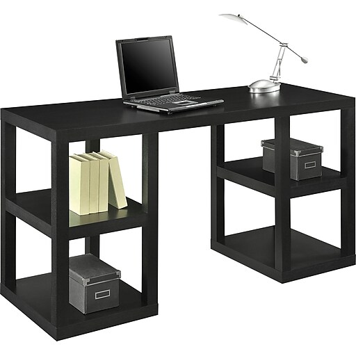 Shop Staples For Parsons Deluxe Desk Black Oak