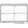 MasterVision 4-Month Planner, Aluminum Frame, 48" x 36" (GA05105830)~#|#~s0518727_sc7