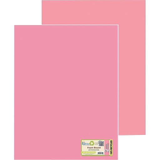 Too Cool Foam Board , 20 x 30 , Fluorescent Pink/Pink , 5/PK at Staples