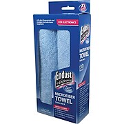 Large-Sized Microfiber Towels Two-Pack, 15 x 15, Unscented, Blue, 1 Pack of Two