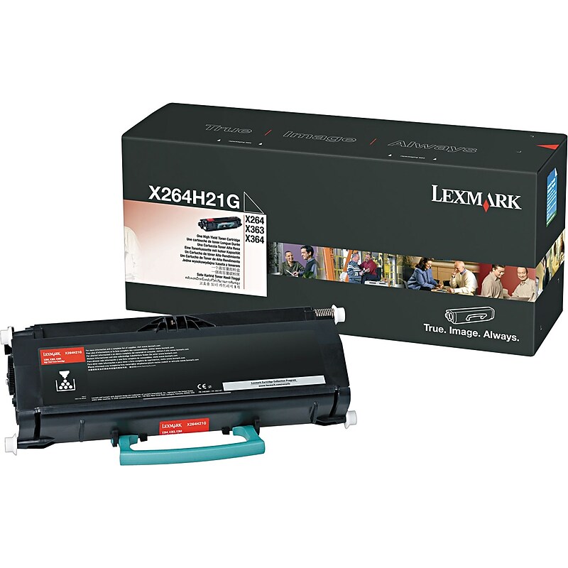Lexmark X264H21G Black High Yield Toner Cartridge image 1