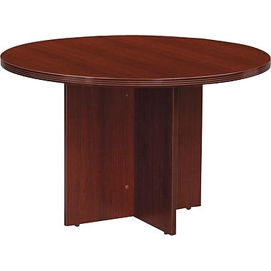 napa office star conference table mahogany round staples