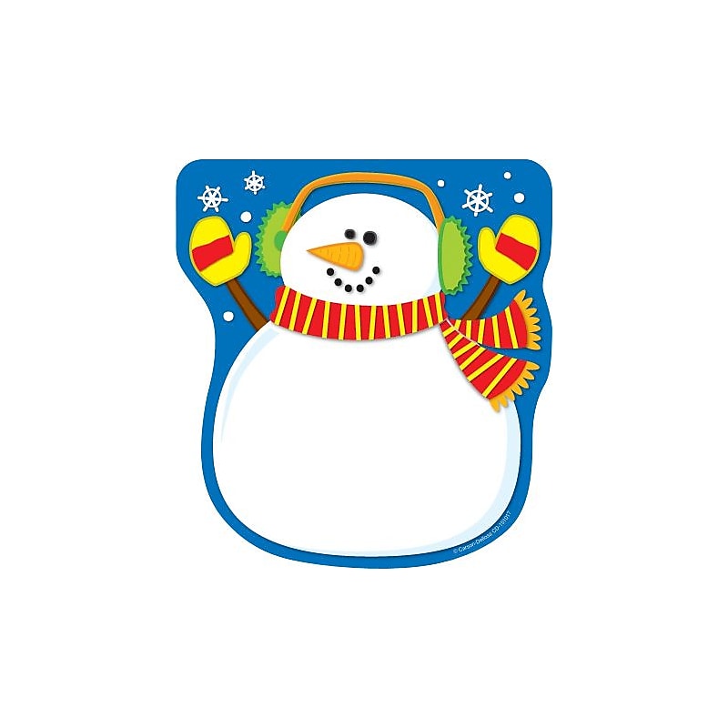 Carson-Dellosa Snowman Notepad image 1