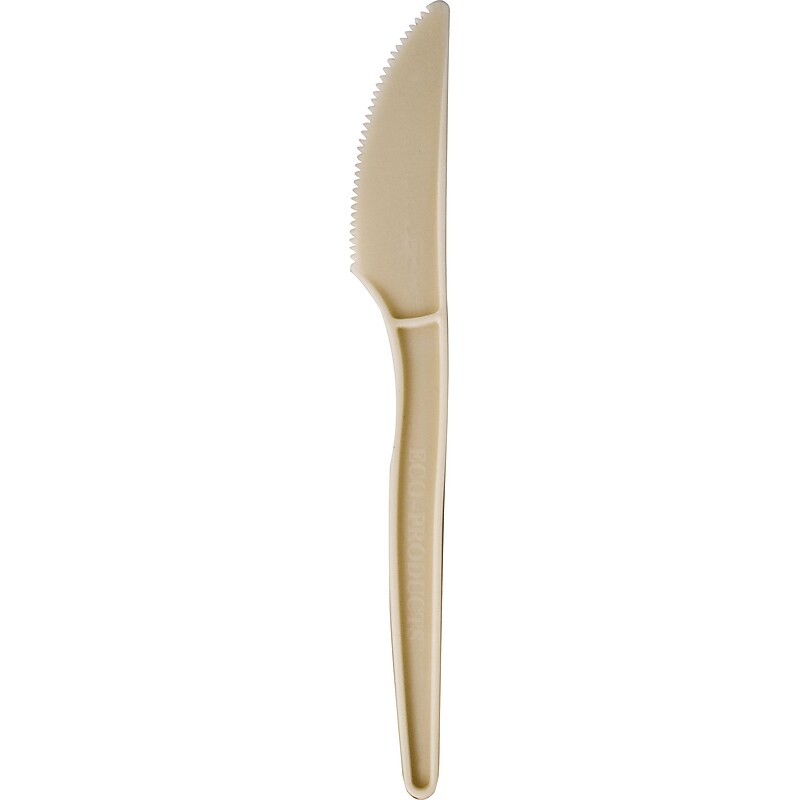 Eco-Products PSM Plant Starch Knife, Beige, 50/Pack (EP-S001) image 1