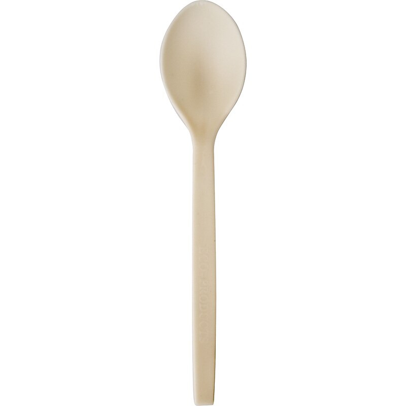 Eco-Products PSM Plant Starch Spoon, Beige, 50/Pack (EP-S003) image 1