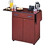 Safco® Hospitality Service Cart, Mahogany, 38 3/4"H x 32 1/2" - 56 1/4"W x 20 1/2"~#|#~s0525249_sc7