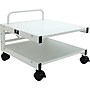 Balt BALT 3-Shelf Laminate Mobile Printer Stand with Lockable Wheels, Gray (27501)~#|#~s0525574_sc7