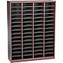 Safco E-Z Stor® 60-Compartment Literature Organizers, 40", Mahogany (9331MH)~#|#~s0525646_sc7