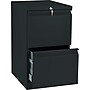 HON Brigade 2-Drawer Mobile Vertical File Cabinet, Letter Size, Lockable, 28"H x 15"W x 19.875"D, Black (H33820RP)~#|#~s0525818_sc7
