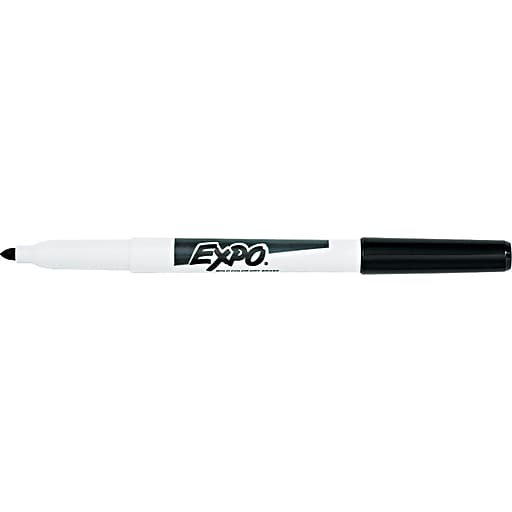 EXPO® Dry Erase Marker, Fine Point, Black, Dozen at Staples