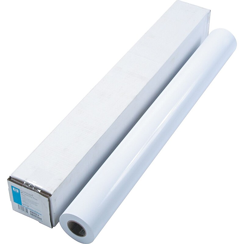 HP Universal Instant-dry Gloss Photo Paper, 36" x 100', White, Roll (Q6575A) image 1