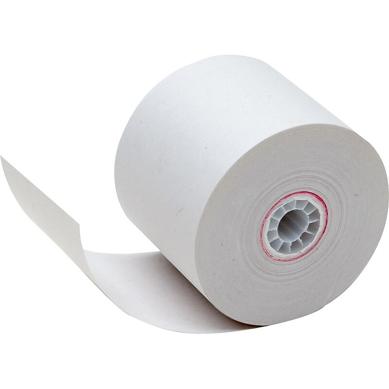 AbilityOne Thermal Adding Machines & Calculator Paper Rolls, 2 1/4" x 165', (2223455) image 1