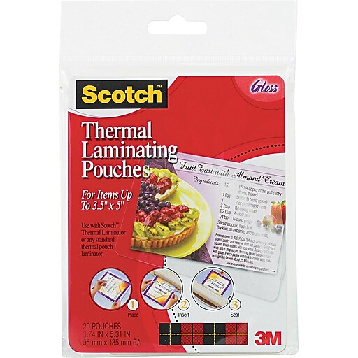 Scotch Lamination Thermal Pouches, Photo (TP590220) at Staples