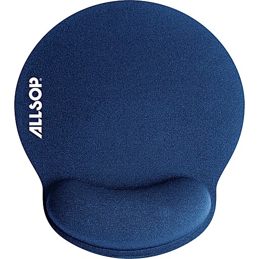 Allsop Pro Foam Mouse Pad/Wrist Rest Combo, Blue (ASR30206) Staples